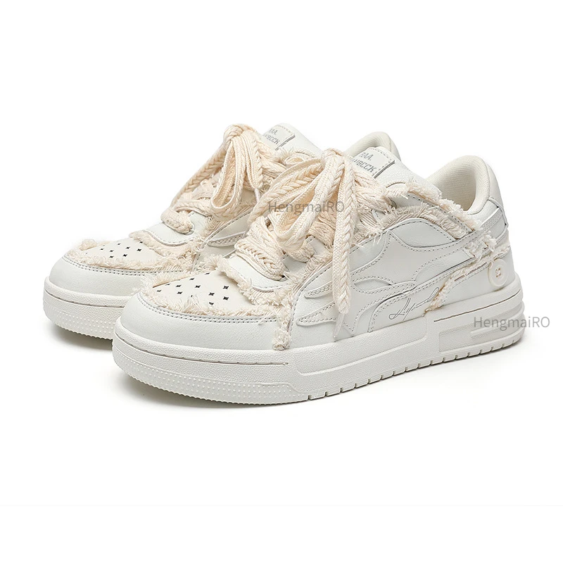 Women'S Fashion Tennis Shoes - Vrouwen Sneakers Man Retro Ster Y2K