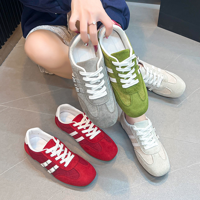 Women'S Fashion Tennis Shoes - Dames Tennissneakers Flats Damesmode Veterschoenen Sportschoenen