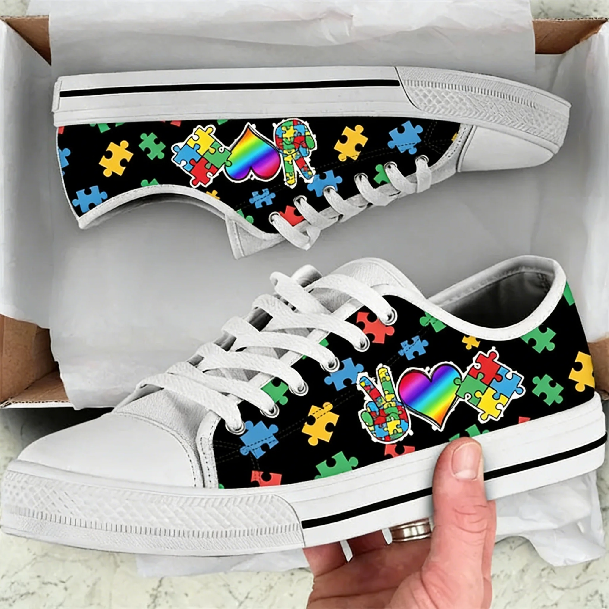 Women'S Fashion Tennis Shoes - Mode Lage Canvas Schoenen voor Dames