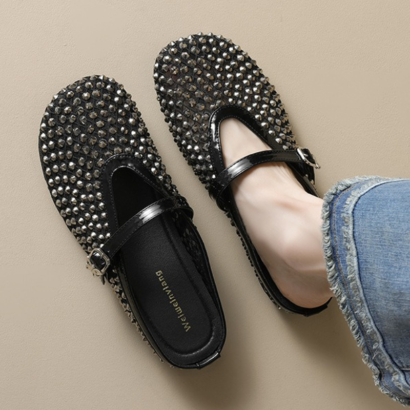 Women'S Fashion Sandals - Mesh Strass Merk Slippers Vrouwen Zomer