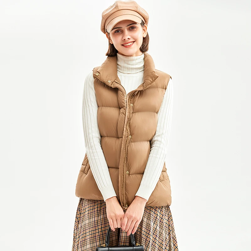Puffer Vest Fashion Women - 2024 Nieuwe Vrouwelijke Mode Korte Casual
