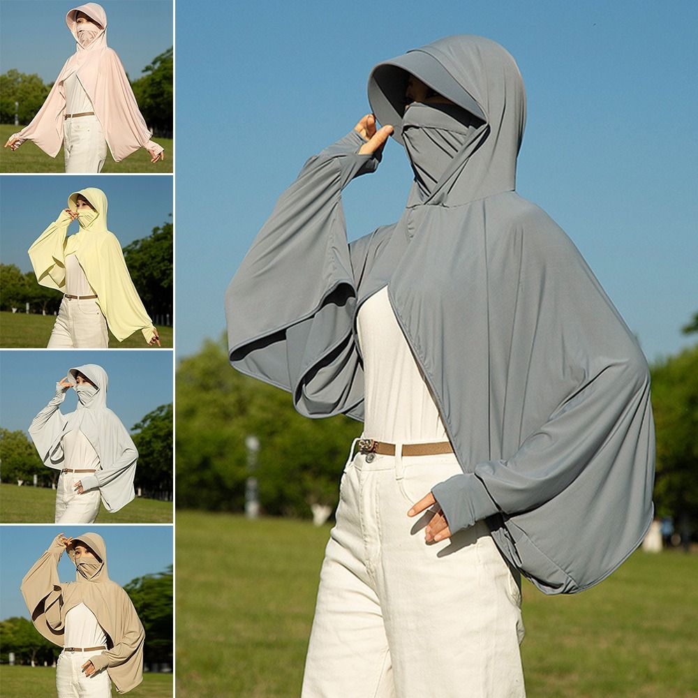 Women'S Fashion Hoodies - Mode IJszijde Zonnebrandcrème Sjaal Lange mouw
