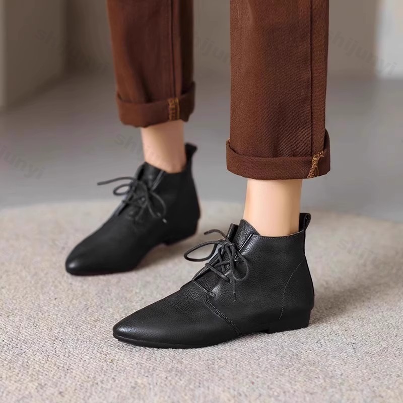 Women'S Fashion Trends Autumn 2025 - Dames Korte Laarzen 2025, Leer Nieuwe