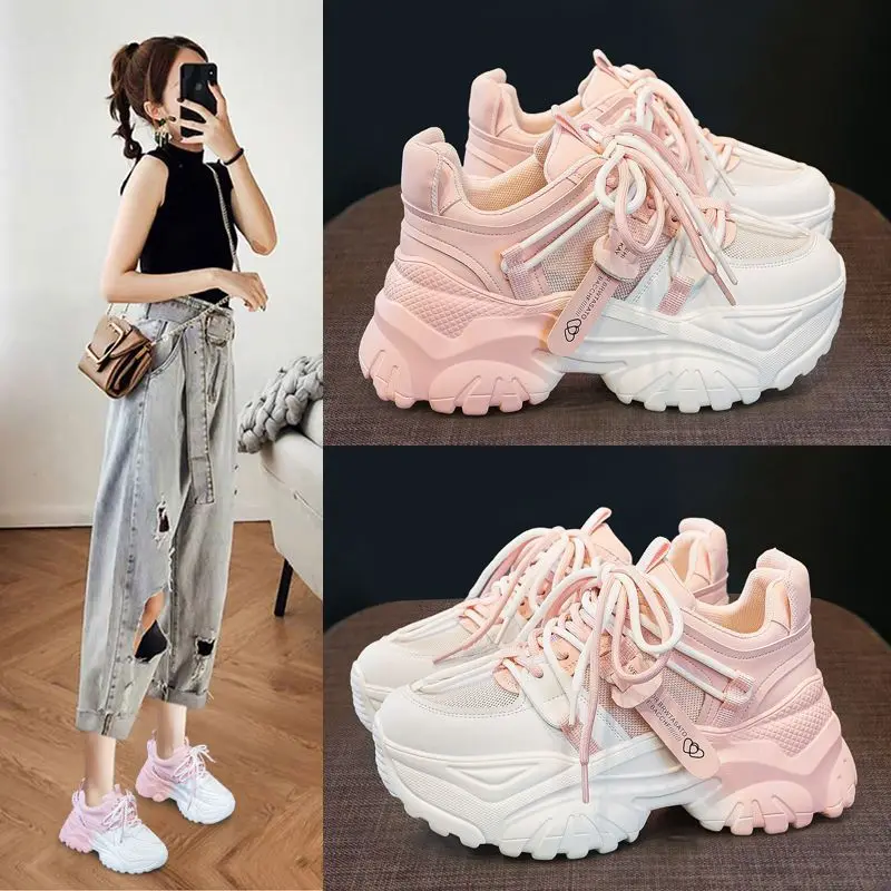 Women'S Fashion Tennis Shoes - Damesschoenen Casual schoenen Lente Sneakers Platform