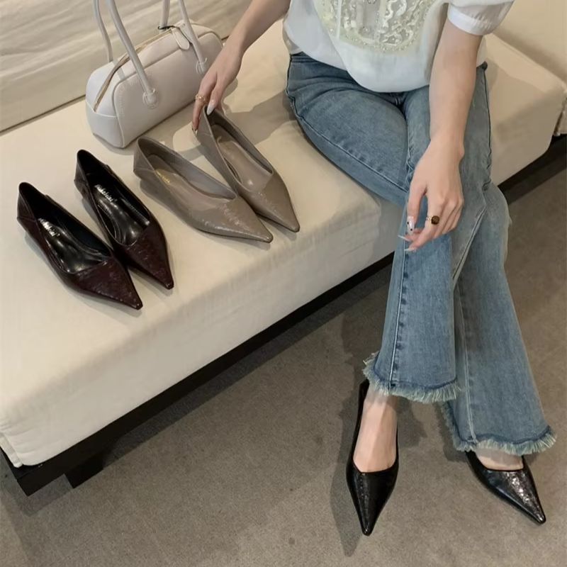 Women'S Fashion Sandals - Dames Zomer Basic Schoenen met Puntige