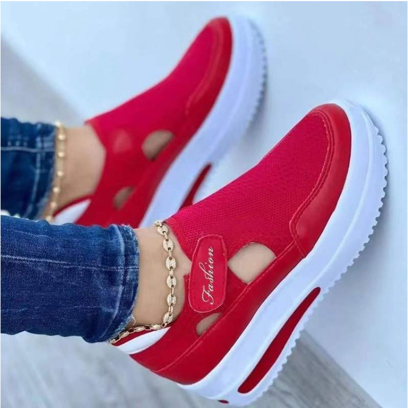 Women'S Fashion Tennis Shoes - 2026 Nieuwe Rode Vrouwen Sneakers Casual