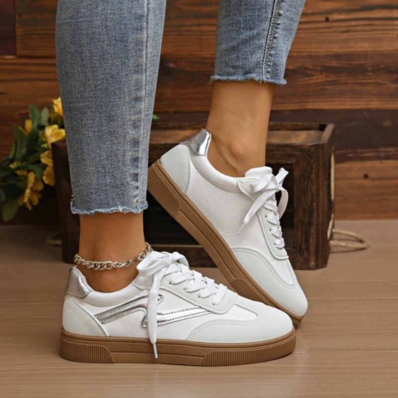 Women'S Fashion Tennis Shoes - Dames Tennissneakers Flats Damesmode Gemengde kleuren