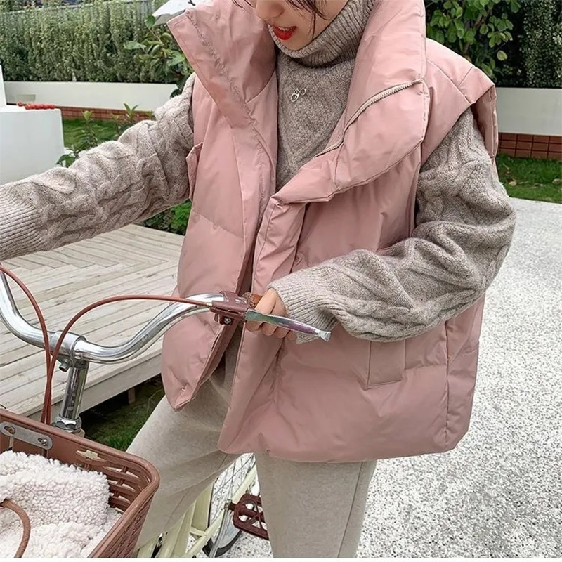 Puffer Vest Fashion Women - 2024 Nieuwe Koreaanse Vest Pufferjack Vrouwen