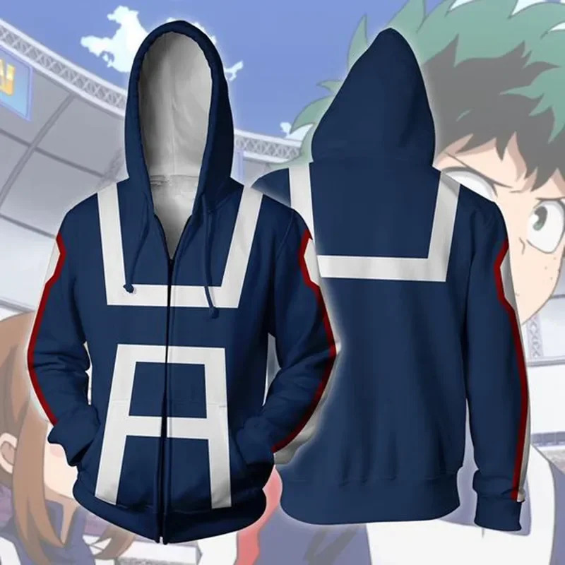 Women'S Fashion Hoodies - Anime Cosplay 3D Nieuwe Mijn Hero