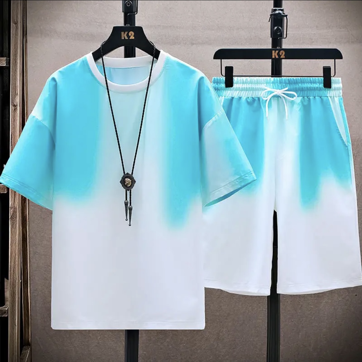 Women Fashion Korean - Nieuwe, populaire zomerse set van ijszijde