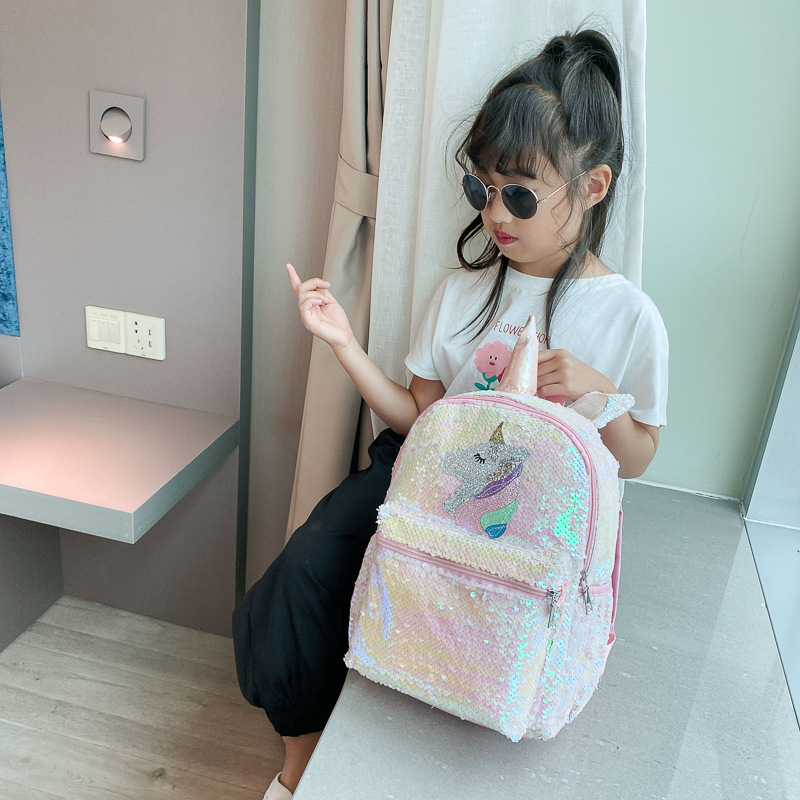 Sequin Unicorn Rugzak Roze Gla - Women'S Fashion Backpack recensie en prijs