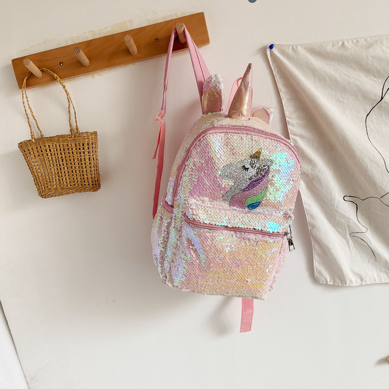 Sequin Unicorn Rugzak Roze Gla - Women'S Fashion Backpack recensie en prijs