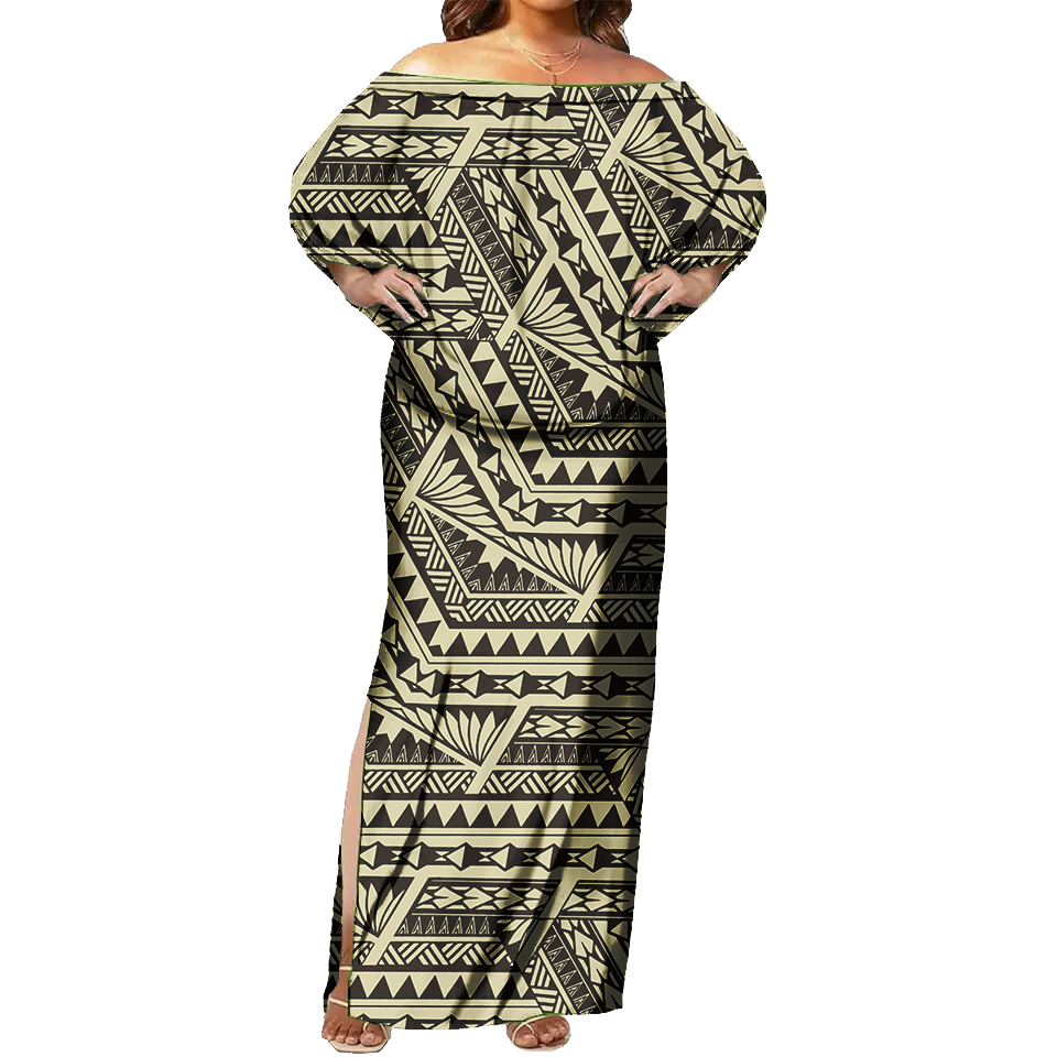 Tapa Tribal Design Sexy off-sh - Women'S Fashion Middle Ages recensie en prijs