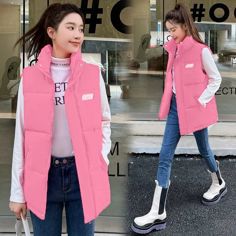 Herfst Winter Warm Cropped Ves - Puffer Vest Fashion Women recensie en prijs