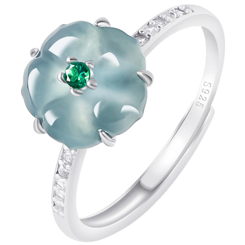 Blauwe Birmese Jadeiet Bloemen - Women'S Fashion Gifts recensie en prijs