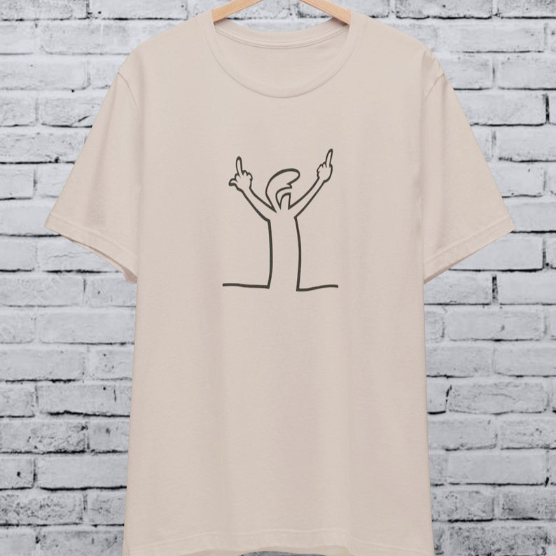 Angry La Linea Unisex T-shirt  - Women'S Fashion From The 80S recensie en prijs