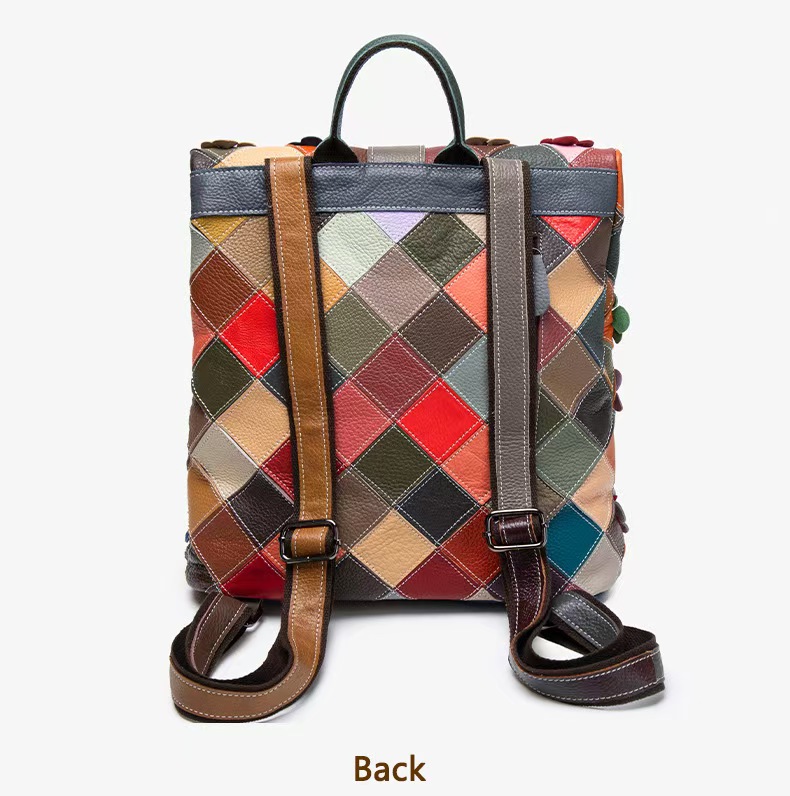 Vintage dames lederen rugzak b - Women'S Fashion Backpack recensie en prijs