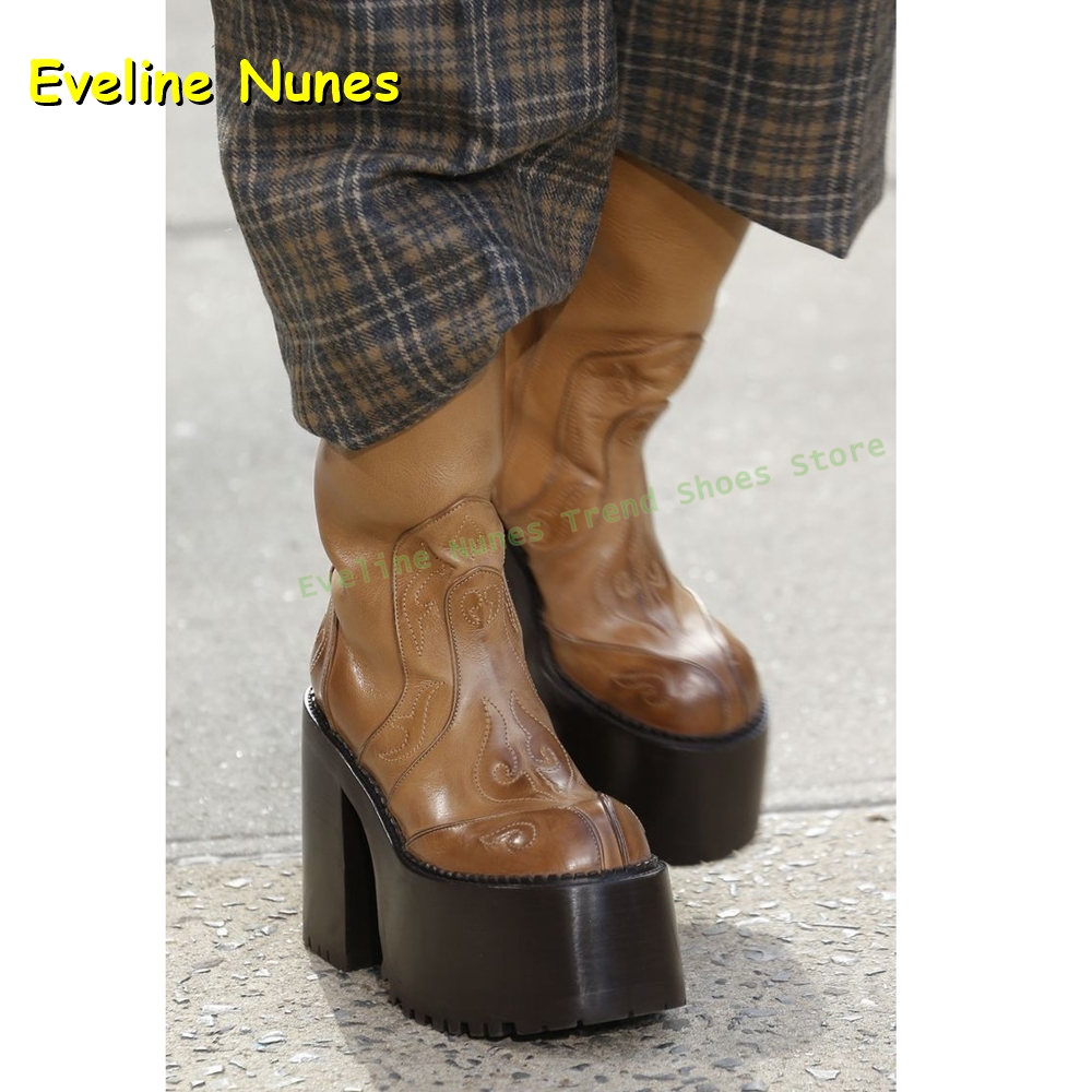 Borduren Platform Kniehoge Laa - Women'S Fashion Trends Autumn 2025 recensie en prijs