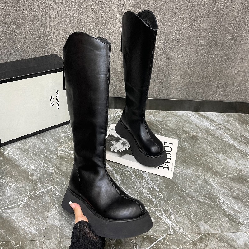 Nieuwe eenvoudige effen kleur  - Women'S Fashion Boots 2025 recensie en prijs