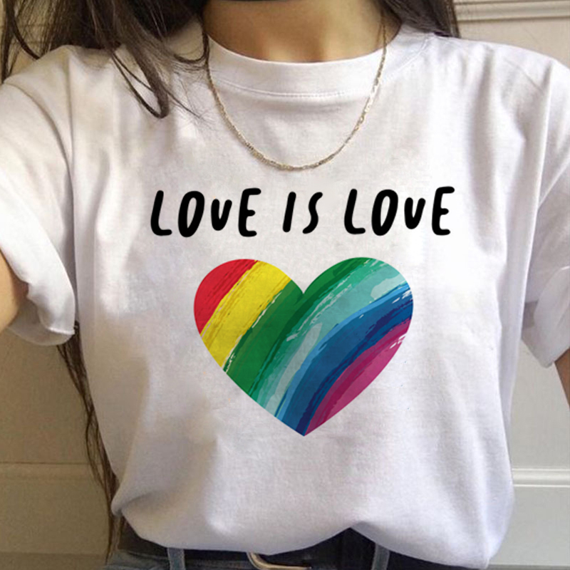 Lgbt Regenboog Harajuku T-shir - Women'S Fashion In The 90S recensie en prijs