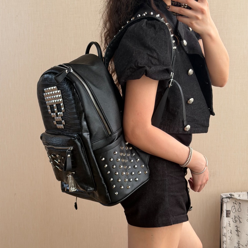 Originele zwarte krokodillenpa - Women'S Fashion Backpack recensie en prijs