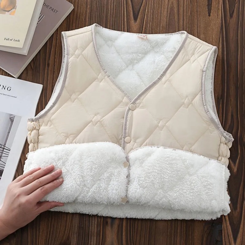 Vintage Dames Veters V-Hals Mo - Puffer Vest Fashion Women recensie en prijs