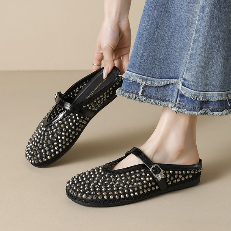 Mesh Strass Merk Slippers Vrou - Women'S Fashion Sandals recensie en prijs