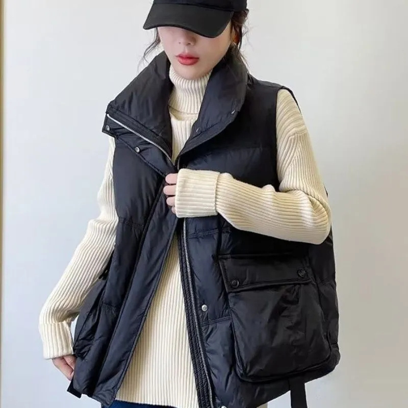 Herfst Winter Dame Mode Puffer - Puffer Vest Fashion Women recensie en prijs
