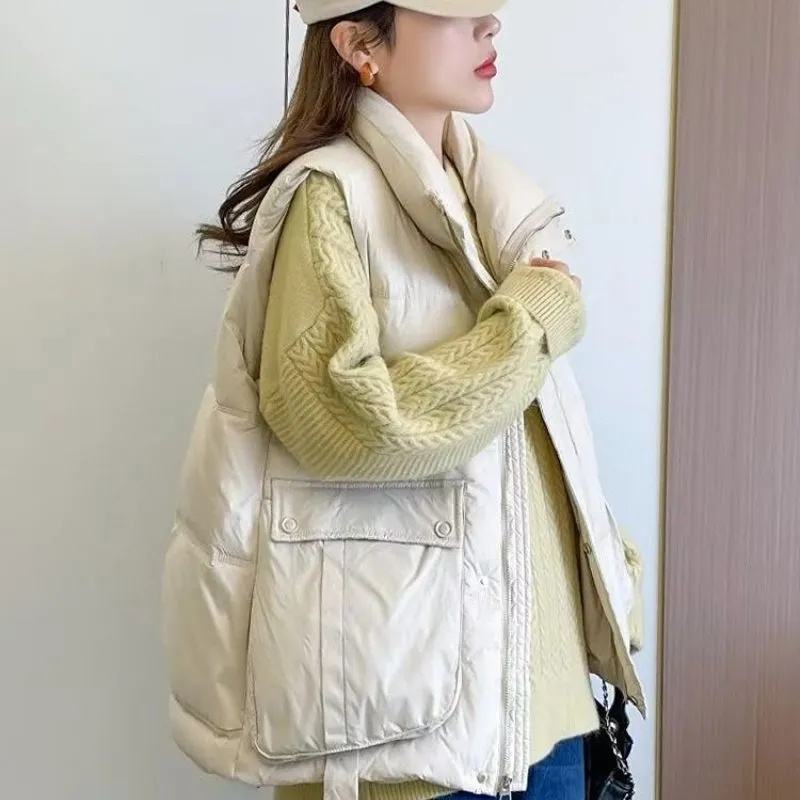 Herfst Winter Dame Mode Puffer - Puffer Vest Fashion Women recensie en prijs