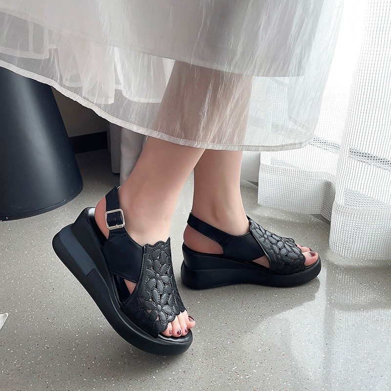 2026 Modieuze plateau wedges v - Women Fashion Korean recensie en prijs