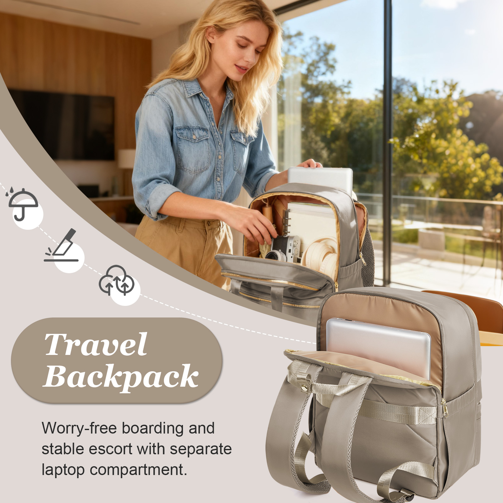 Ryanair 40x30x20 reisrugzak vo - Women'S Fashion Backpack recensie en prijs