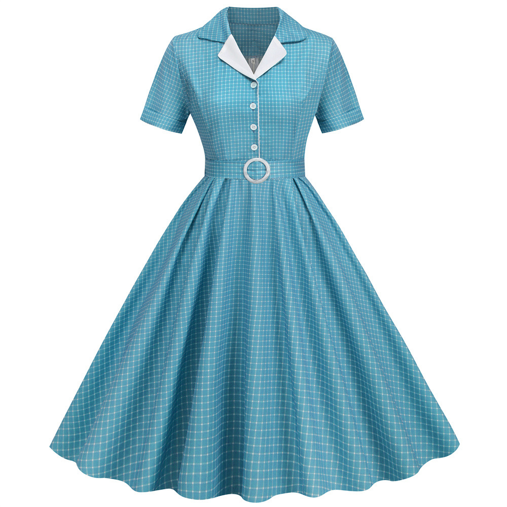 Geruite vintage zomerjurken vo - Women'S Fashion From The 60S recensie en prijs