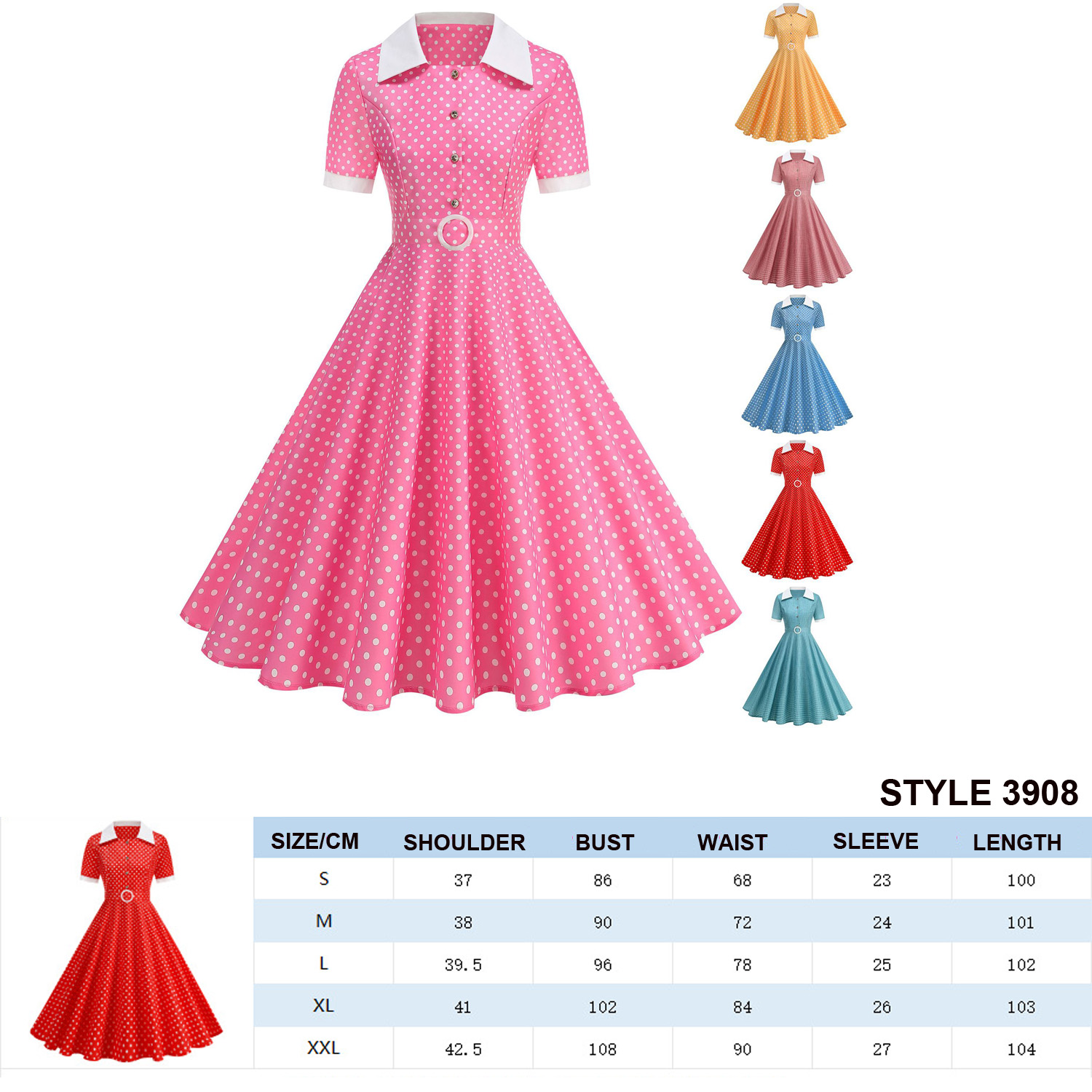 Geruite vintage zomerjurken vo - Women'S Fashion From The 60S recensie en prijs
