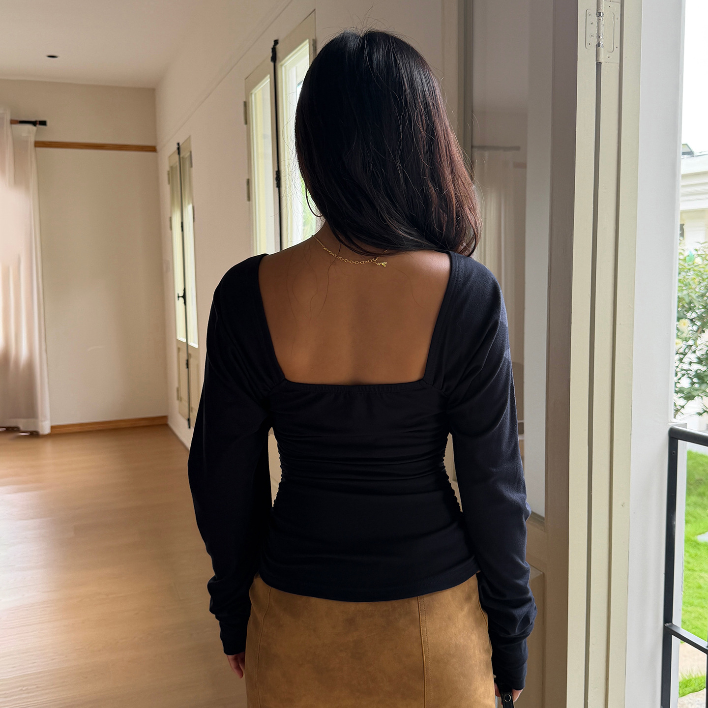 Elegante V-hals tops, effen T- - Women'S Fashion Winter 2026 recensie en prijs