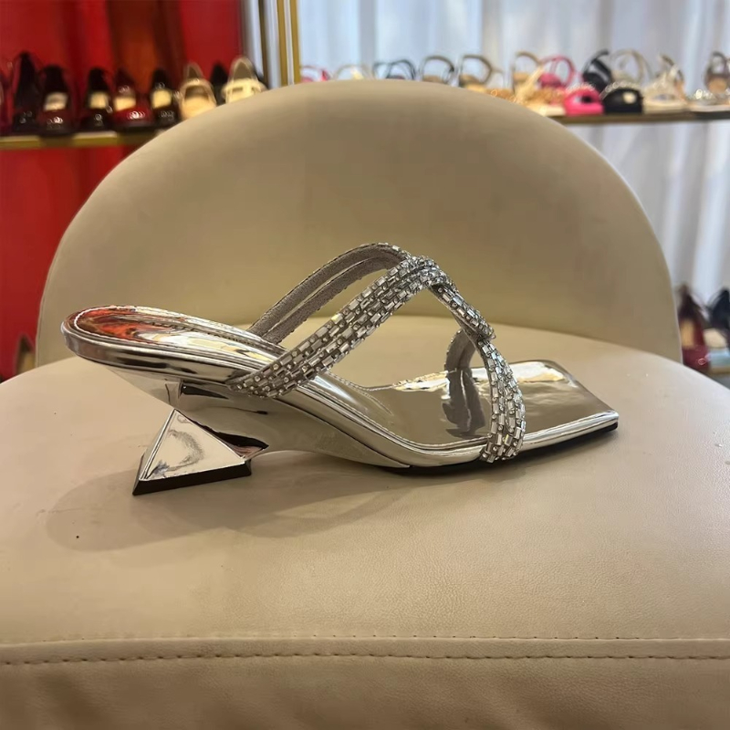 Damesmode Slippers Vreemde Sti - Women Fashion Korean recensie en prijs