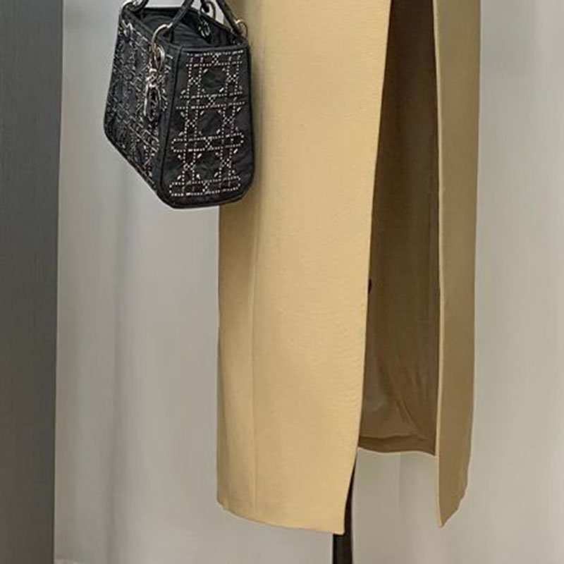 Lente Herfst Revers Kaki Vrouw - Xl Women'S Fashion recensie en prijs