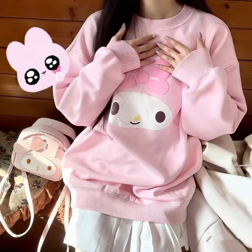 Sanrio Hello Kitty bedrukte ov - Women'S Fashion Hoodies recensie en prijs