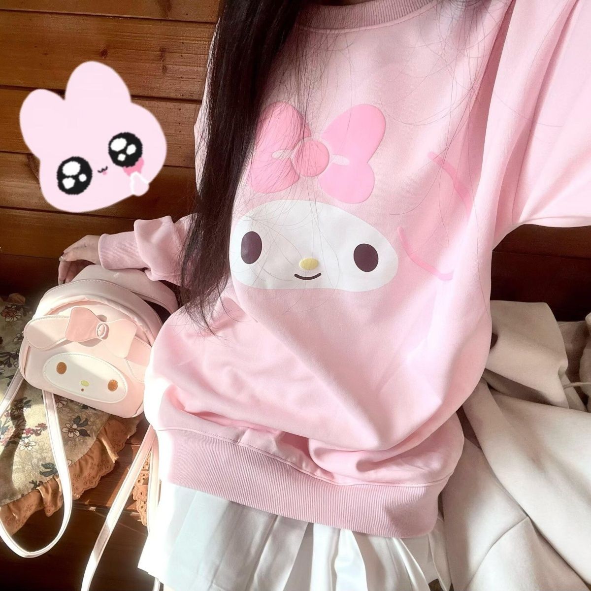 Sanrio Hello Kitty bedrukte ov - Women'S Fashion Hoodies recensie en prijs
