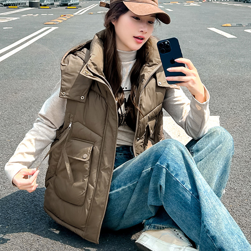 2025 Grote Zak Los Vest Met Ca - Puffer Vest Fashion Women recensie en prijs
