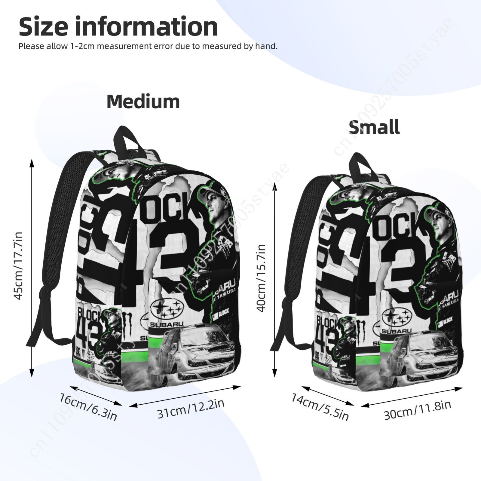 Ken Block 43 Custom Canvas lic - Women'S Fashion Backpack recensie en prijs