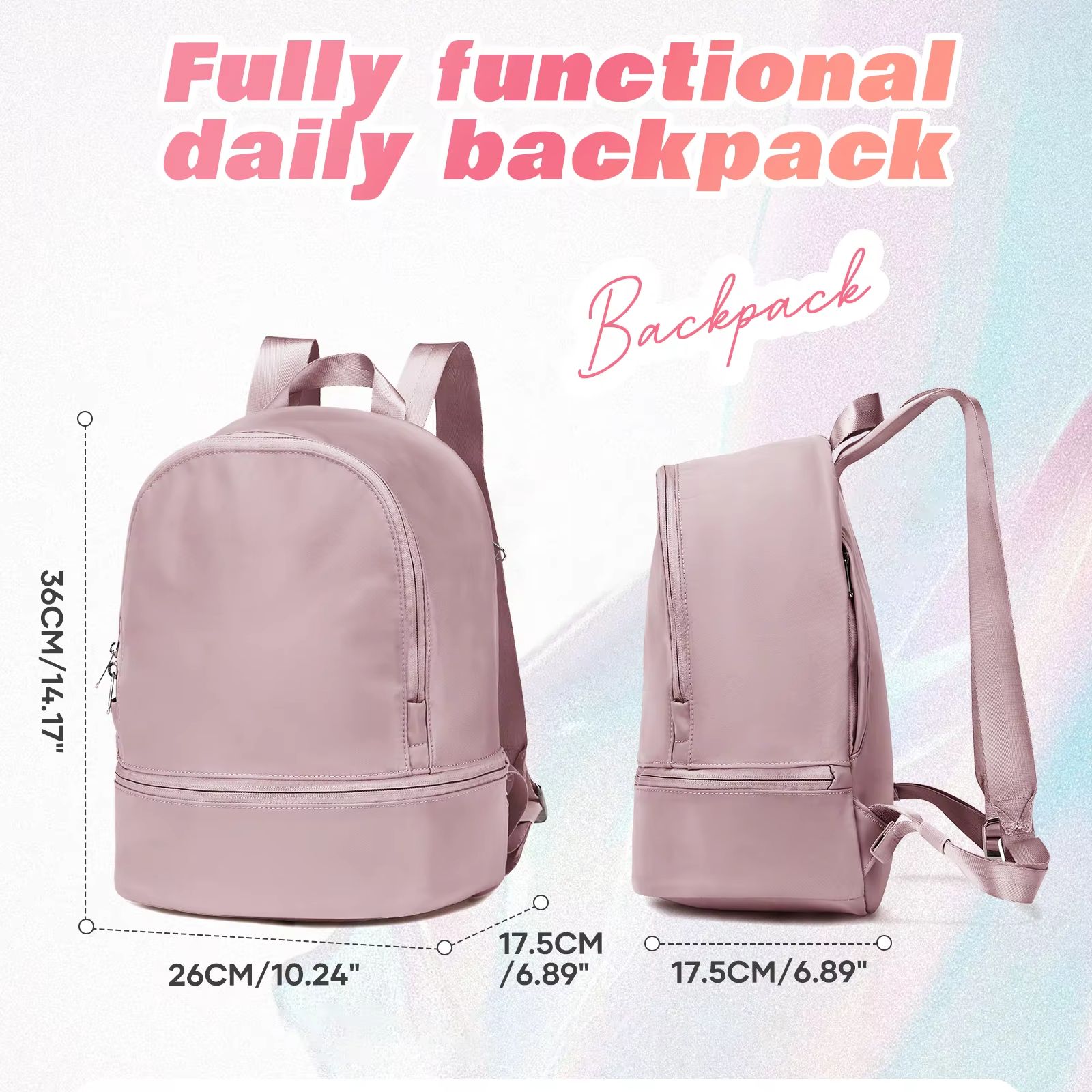 Tas voor dames, kleine sportru - Women'S Fashion Backpack recensie en prijs