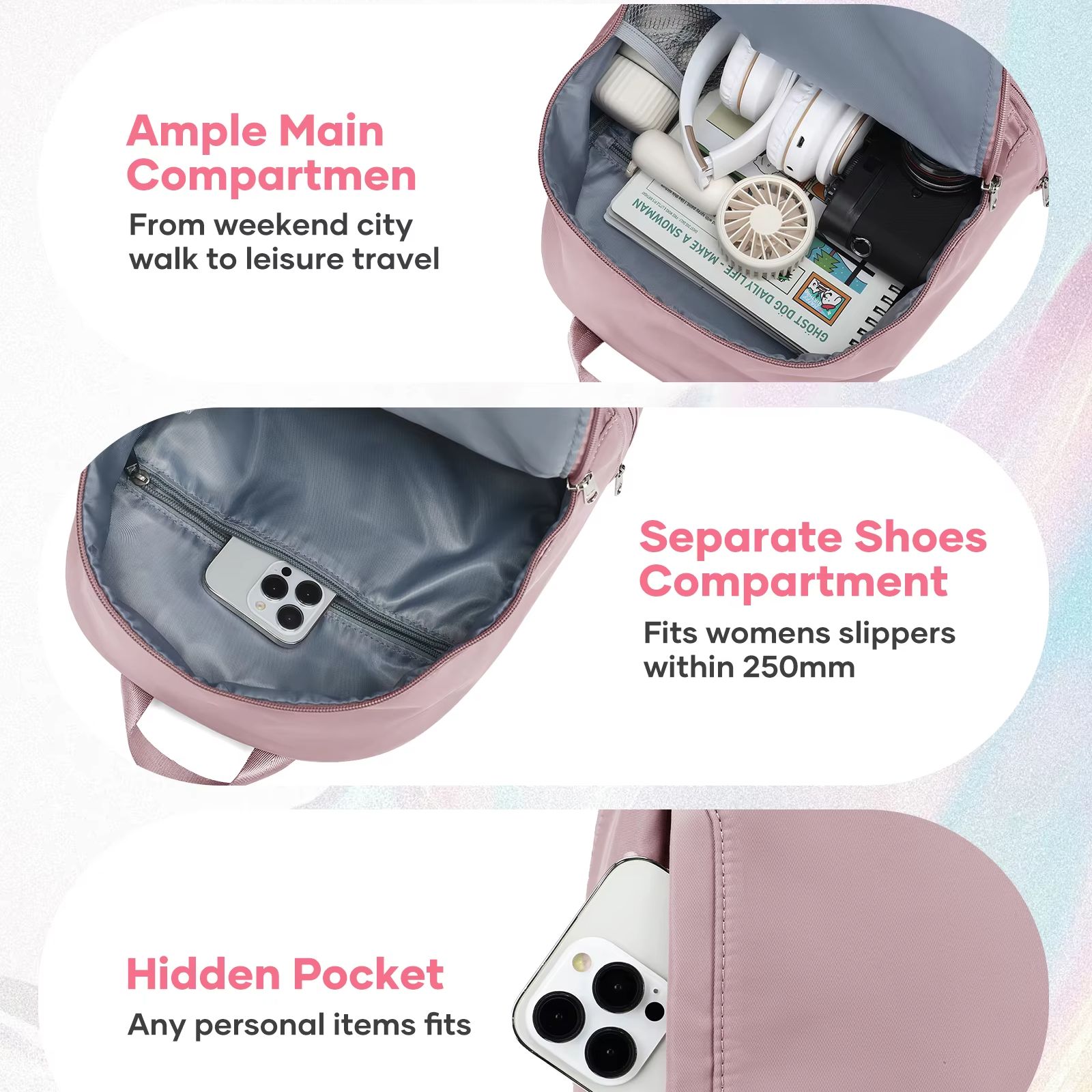 Tas voor dames, kleine sportru - Women'S Fashion Backpack recensie en prijs