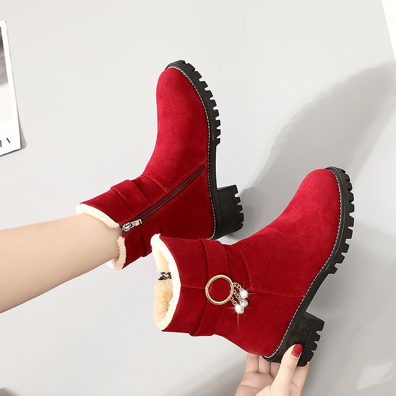 Grote rode halfhoge suède dame - Women'S Fashion Trends Autumn 2025 recensie en prijs