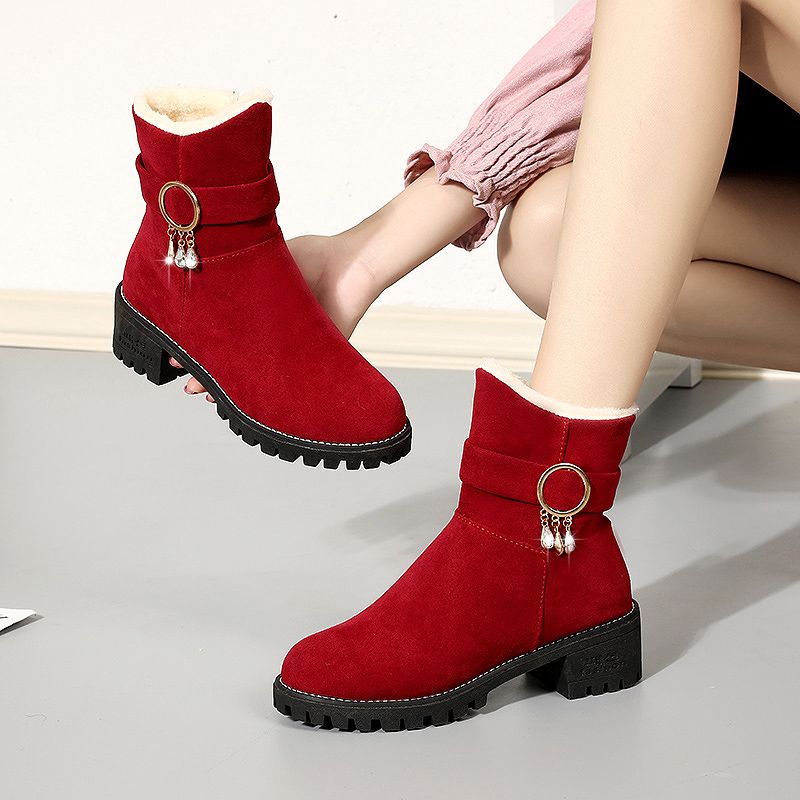Grote rode halfhoge suède dame - Women'S Fashion Trends Autumn 2025 recensie en prijs