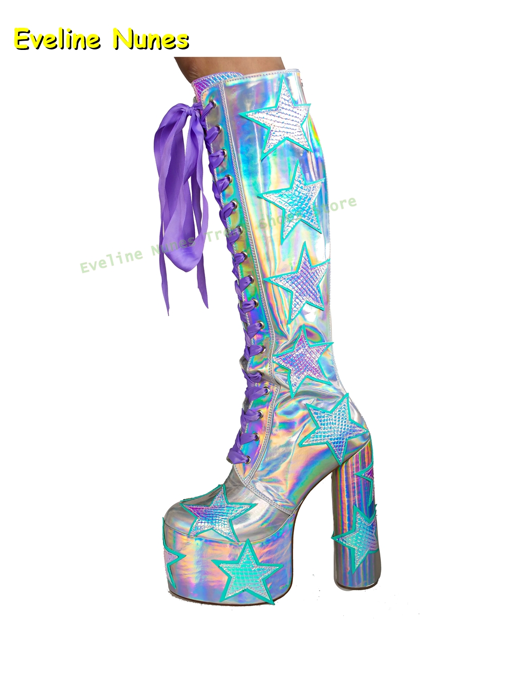 Sterrenprint Multi Color Platf - Women'S Fashion Boots 2025 recensie en prijs