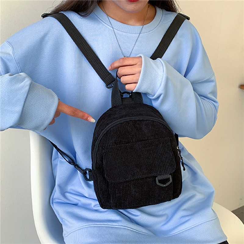 Effen kleur mini-rugzak Cordur - Women'S Fashion Backpack recensie en prijs